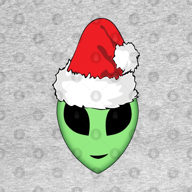 Friendly Alien Santa by snknjak